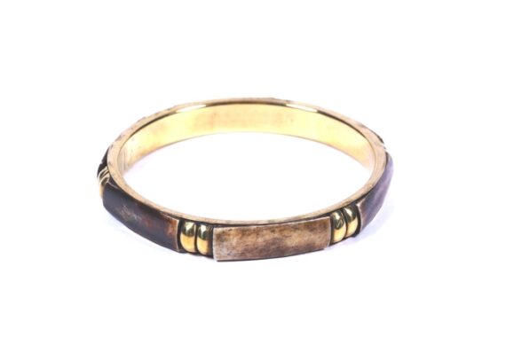 Stylish Brass Bangle in Brown