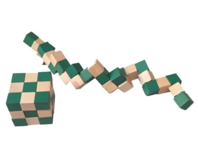 Channapatna Wooden Snake Cube Toy