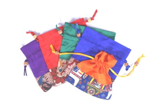 Kalamkari Silk Potli Gift Bag