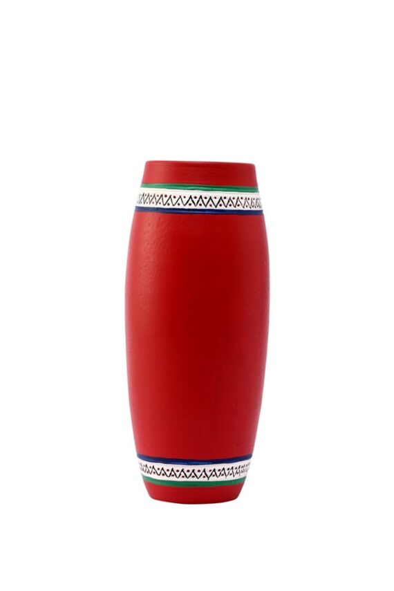 Hand Painted Warli Earthen Vase