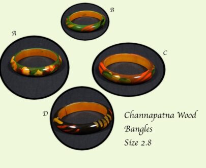 Channapatna wood bangles - size 2.8