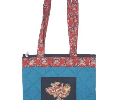 Kalamkari Center Patch Shoulder Bags