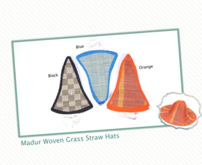 Madur Woven Grass Straw Hats