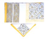 Block print Dining table cover and napkins set