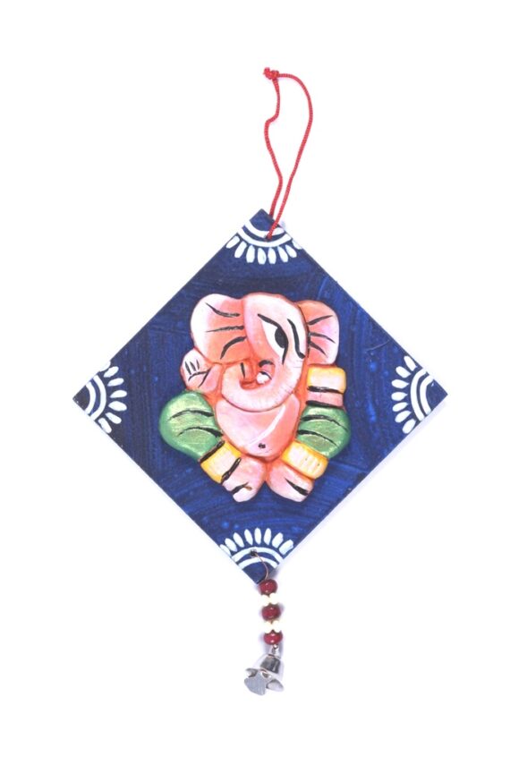 Mini Terracotta Hanging in Blue