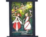 Trendy Mural Frame - Couple In Festive Mood