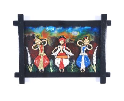 Trendy Mural Frame - Music And Dance Trio