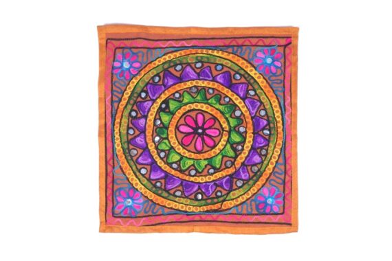 Kashmiri Aari Embroidered Cushion Covers - Set of 2