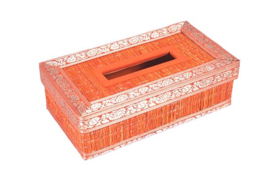 Handmade Kora Grass Tissue Box Holder