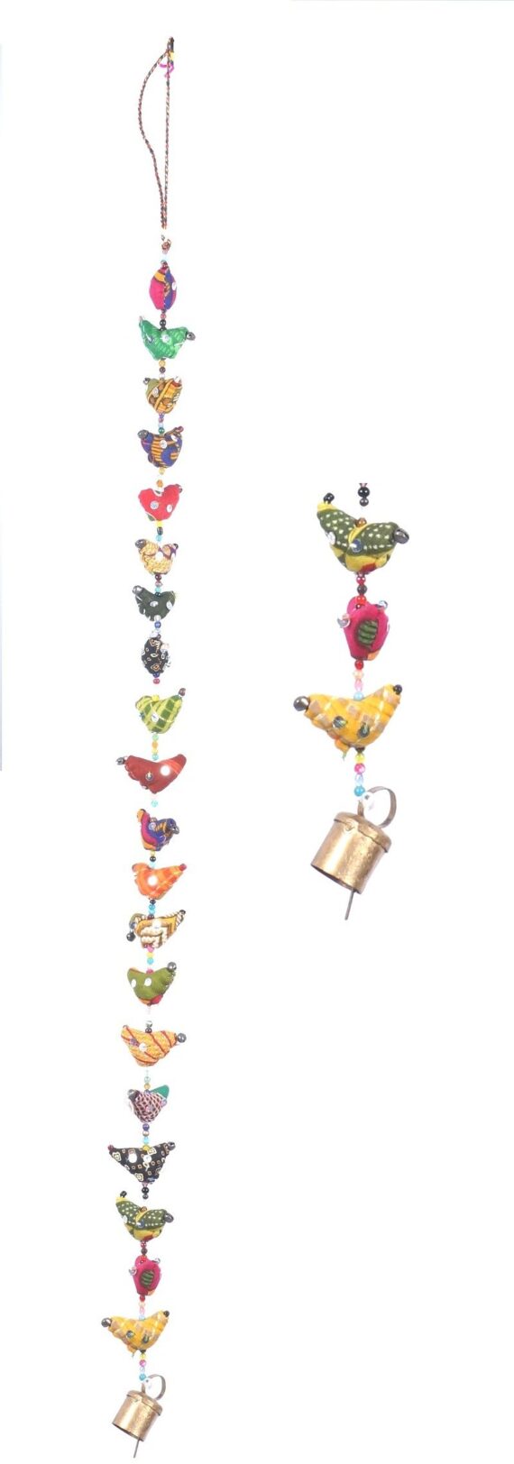 Colourfull Bird Embroided Door Thoran