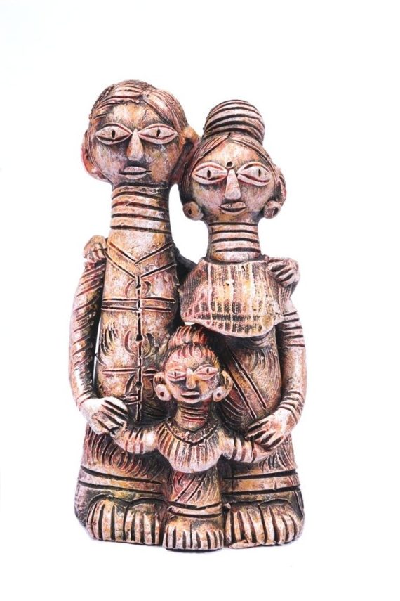 Handmade Terracotta Family Doll